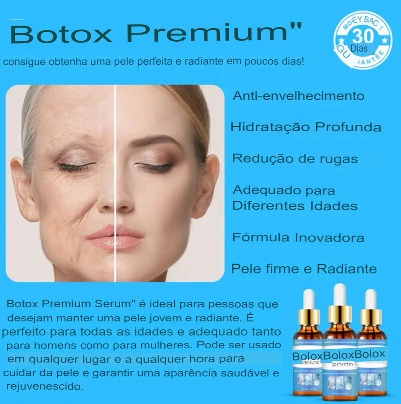 Botox Premium - Antienvelhecimento à base de COLÁGENO